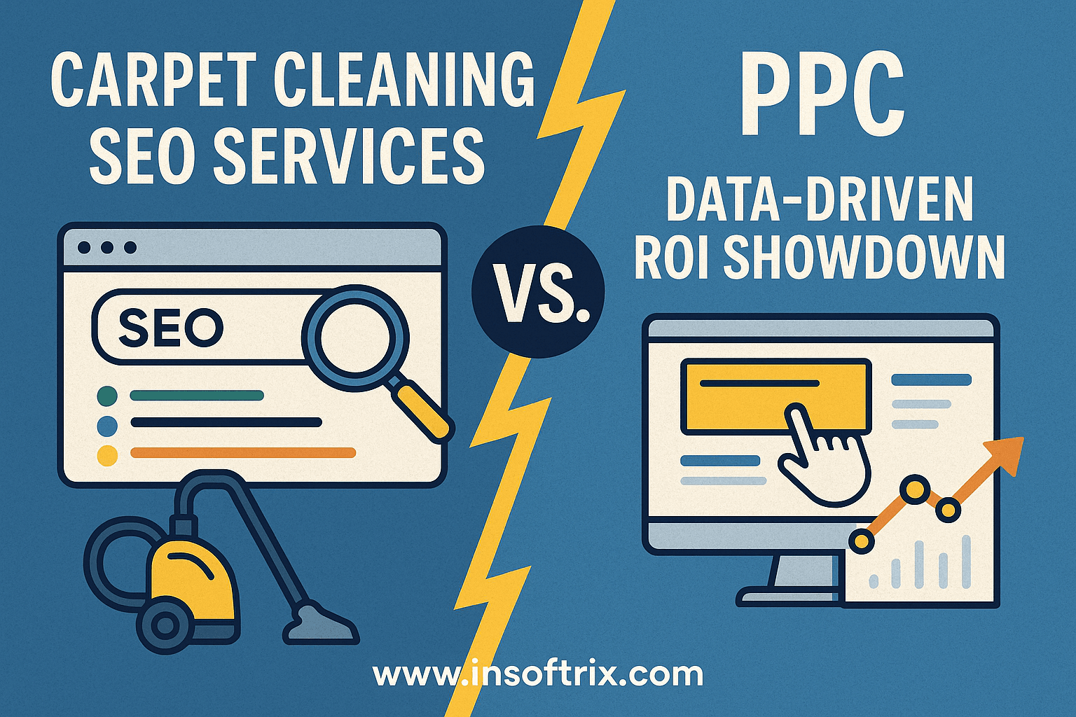 Blog 3 Carpet cleaning seo service vs ppc service by insoftrix
